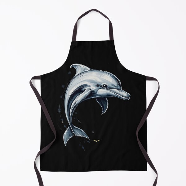Item preview, Graceful Dolphin Watercolor Art Ocean Life designed and sold by UrbanPrts.