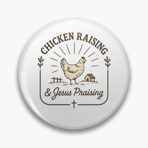 Item preview, Chicken Raising & Jesus Praising designed and sold by Ellafeingold.