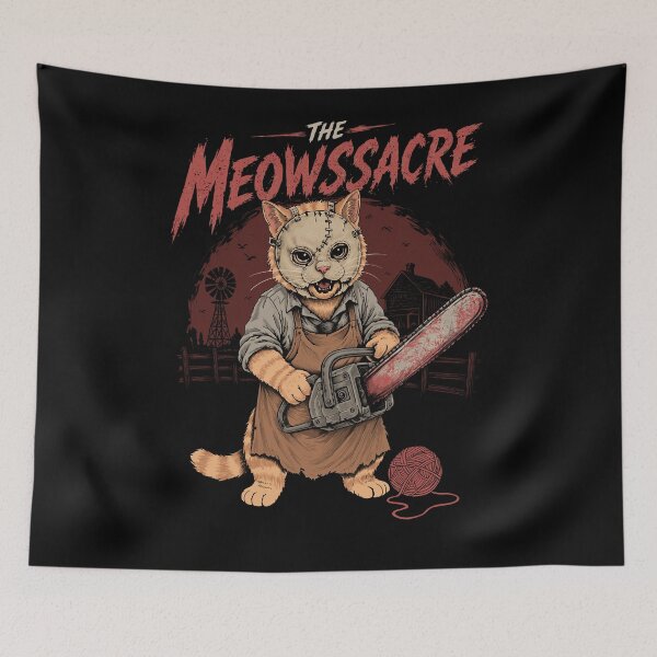 Item preview, The meowssacre designed and sold by fathi Illustration.
