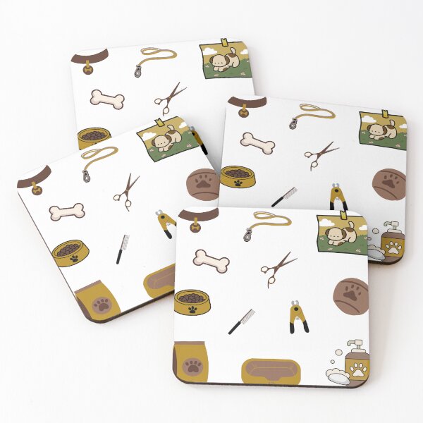 Item preview, Aesthetic Dog Grooming and Puppy Essentials Vintage Sticker Sheet Pack dog  designed and sold by Art IN Pack.
