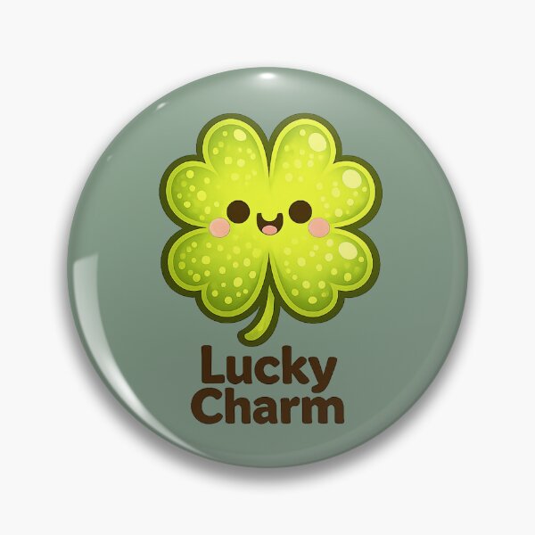 Item preview, Cute Clover Character — Lucky Charm designed and sold by DreamMachine69.