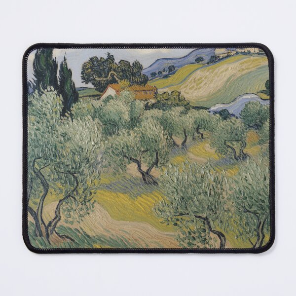 Item preview, Olive Grove Landscape, Van Gogh Inspired Art Print designed and sold by LatentGoods.