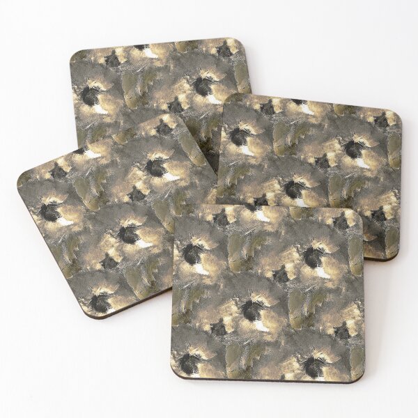 Item preview, Painterly Floral Abstract Pattern in Sepia designed and sold by Artistestella.