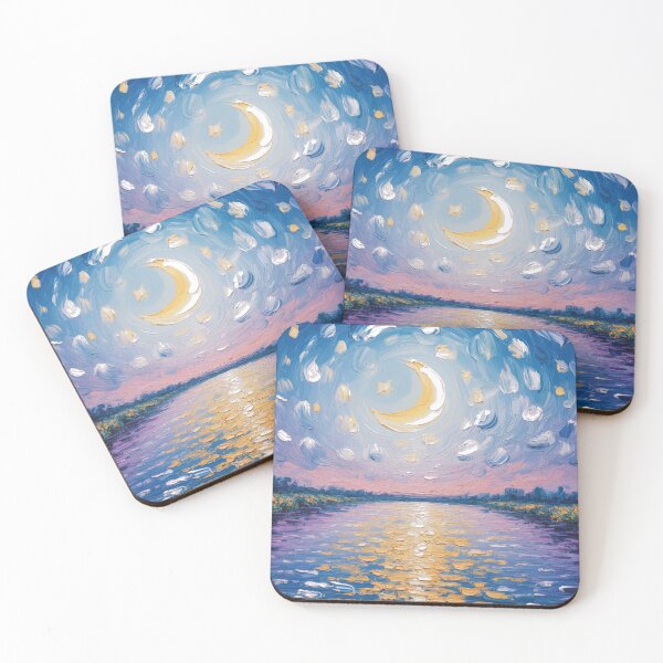 Item preview, Starry River, Van Gogh Inspired Night Sky Wall Art designed and sold by LatentGoods.