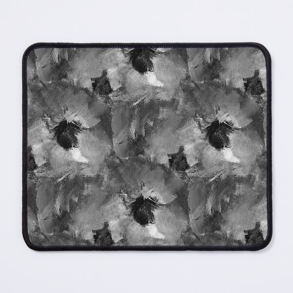 Item preview, Painterly Floral Abstract Pattern in Gray designed and sold by Artistestella.