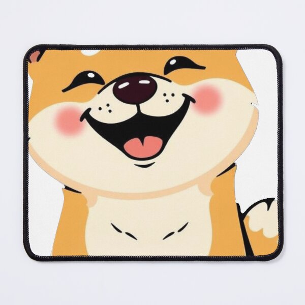 Item preview, Cute Happy Shiba Inu Dog Winking Cartoon Illustration designed and sold by EllDAV777.