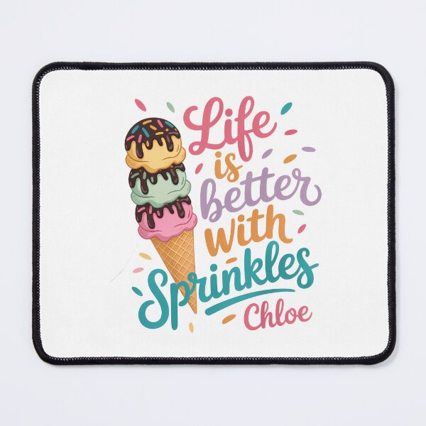 Item preview, Ice Cream Life is better with sprinkles designed and sold by sailorjessiArt.