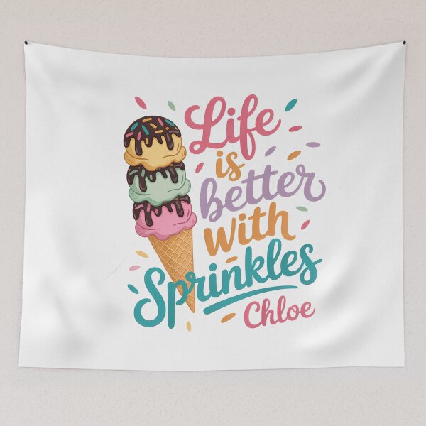 Item preview, Ice Cream Life is better with sprinkles designed and sold by sailorjessiArt.