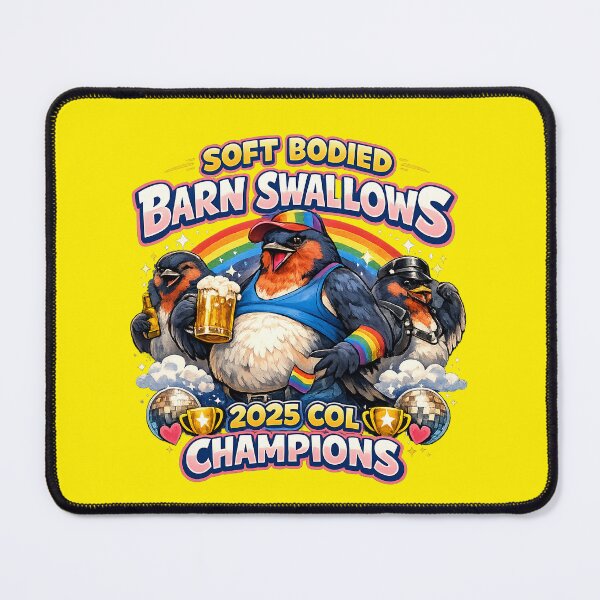Item preview, Soft Bodied Barn Swallows - 2025 COL Champions designed and sold by gahteeriffico.