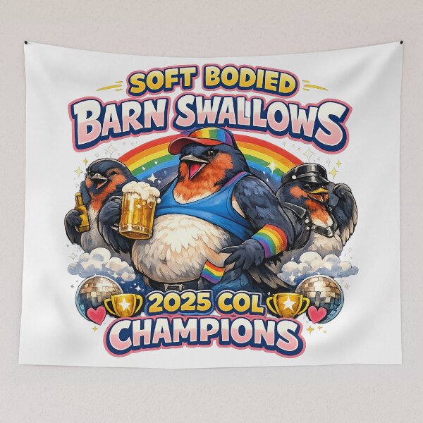 Item preview, Soft Bodied Barn Swallows - 2025 COL Champions designed and sold by gahteeriffico.