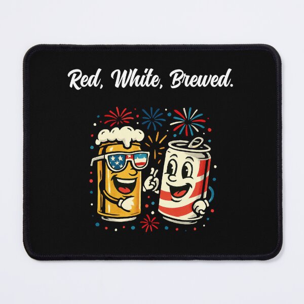 Item preview, Patriotic Red White Brewed American Beer Celebration designed and sold by Dreamsartistry.