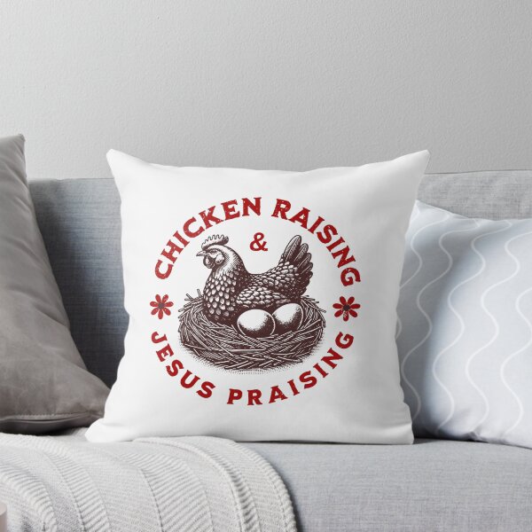 Item preview, Chicken Raising & Jesus Praising designed and sold by Ellafeingold.
