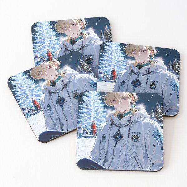 Item preview, Aventurine Honkai Star Rail Snowboard Under Winter Lights designed and sold by Spraykart.