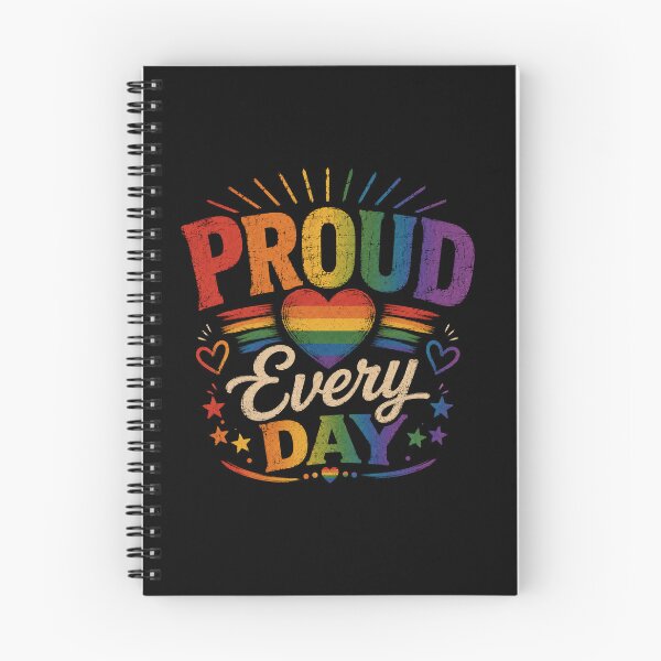 Item preview, Proud Every Day | LGBTQ Pride Rainbow Design designed and sold by RJACreative.