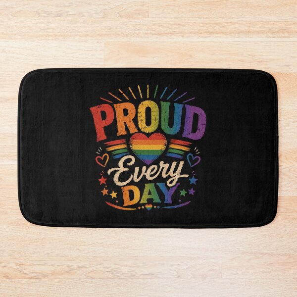 Item preview, Proud Every Day | LGBTQ Pride Rainbow Design designed and sold by RJACreative.
