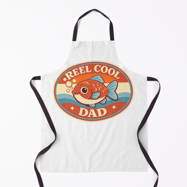 Item preview, Reel Cool Dad Retro Fishing designed and sold by LuveraxArt.