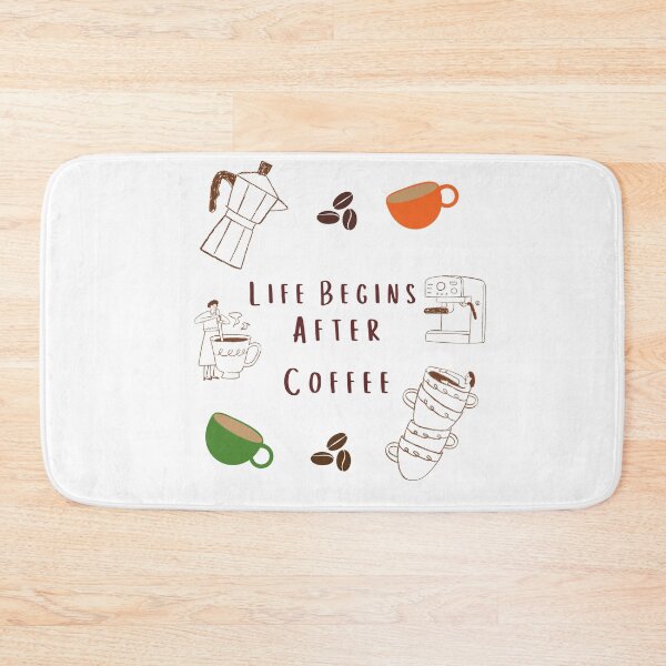 Item preview, Life Begins After Coffee. Coffee lover. designed and sold by HoppingCreation.