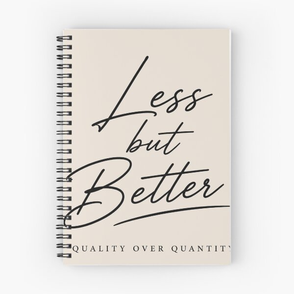 Item preview, Less but Better – Minimalist Typography Statement Design designed and sold by NBT-NOVA.