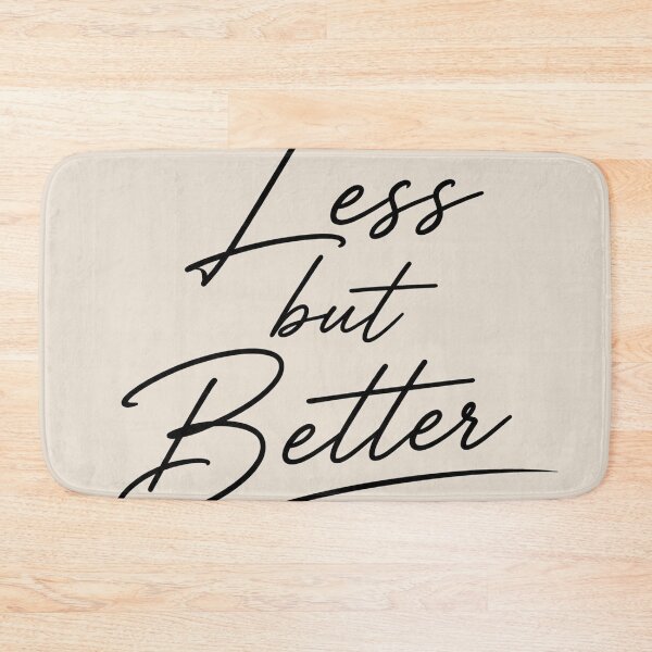 Item preview, Less but Better – Minimalist Typography Statement Design designed and sold by NBT-NOVA.