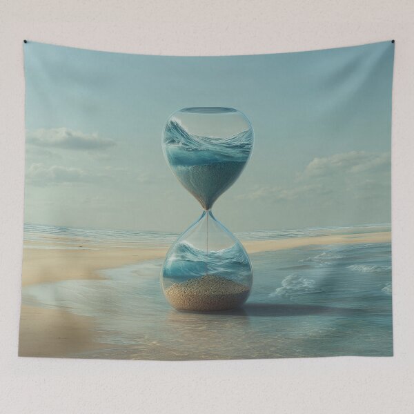 Item preview, Hourglass Filling With the Ocean designed and sold by Rtymer.