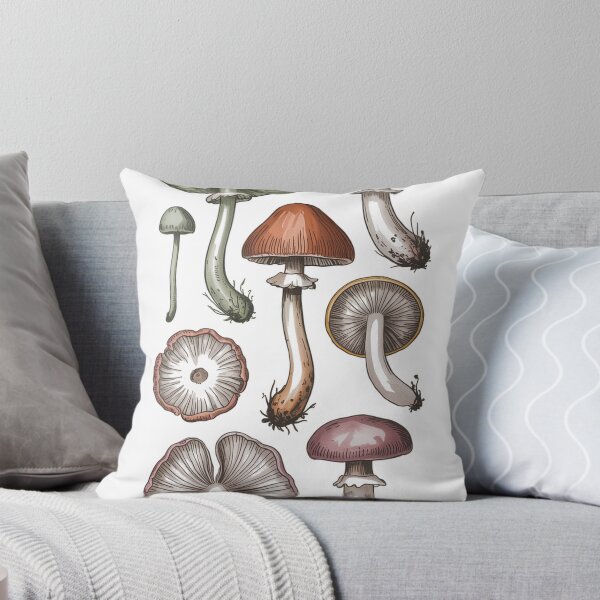 Item preview, Vintage Mushroom Field Guide, Botanical Art Print, Cottagecore Decor designed and sold by LatentGoods.