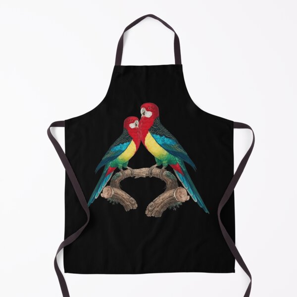 Item preview, Love Birds Parrots | Vibrant Tropical Wildlife Art designed and sold by Rawafi Art Studio.