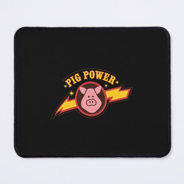 Item preview, Retro Pig Lightning Bolt Vintage Logo  designed and sold by DoodleVerseDark.