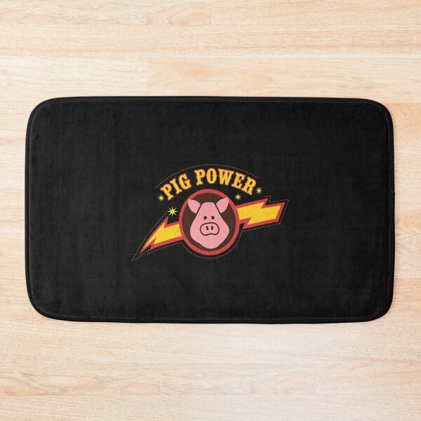 Item preview, Retro Pig Lightning Bolt Vintage Logo  designed and sold by DoodleVerseDark.