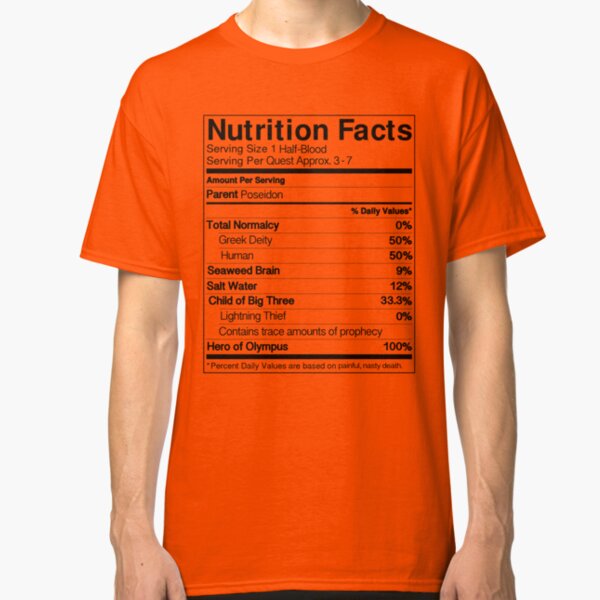 Half-Blood Nutrition Guide (Percy) Classic T-Shirt
