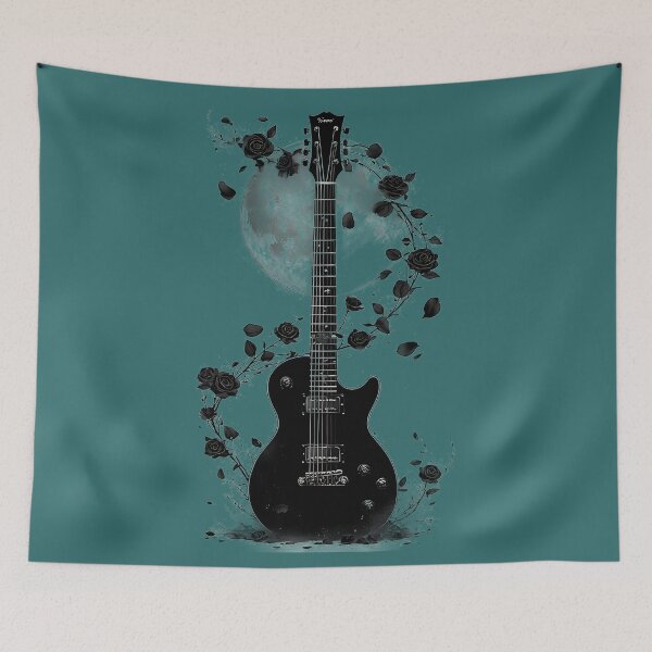 Item preview, Copy of Intense Rock Guitarist Stage Art Gritty Grunge designed and sold by UrbanPrts.