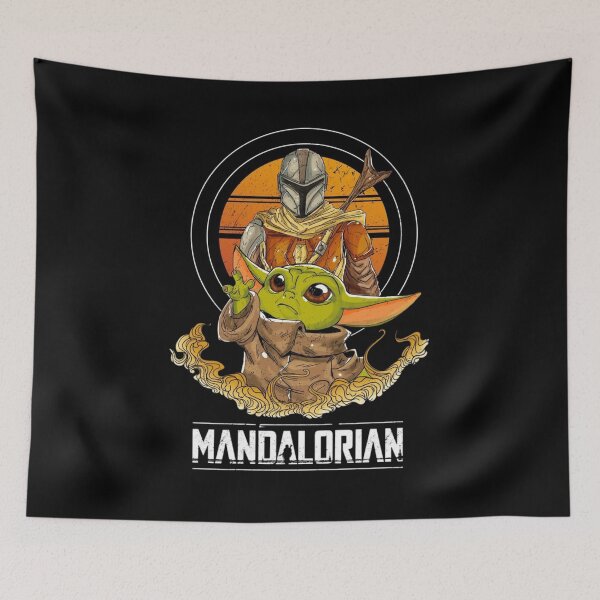 Item preview, Mando & Grogu designed and sold by salmzouriart.