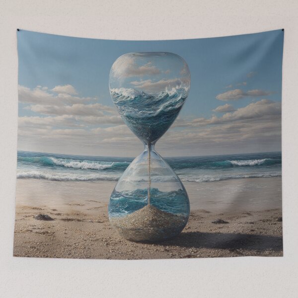 Item preview, Hourglass Filling With the Ocean designed and sold by Rtymer.