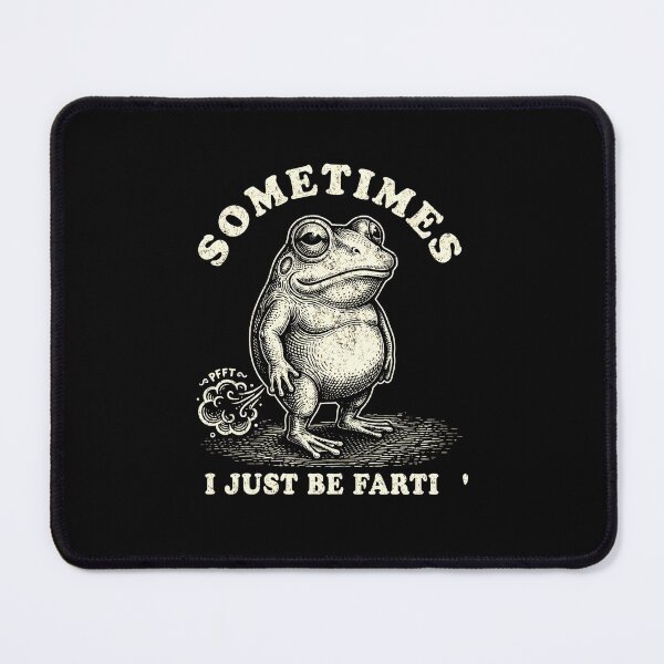 Item preview, Sometimes I Just Be Fartin Funny Vintage Frog Meme Artwork designed and sold by MiALopezArt.