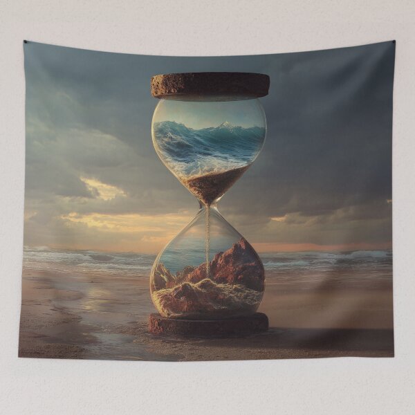 Item preview, Hourglass Filling With the Ocean designed and sold by Rtymer.