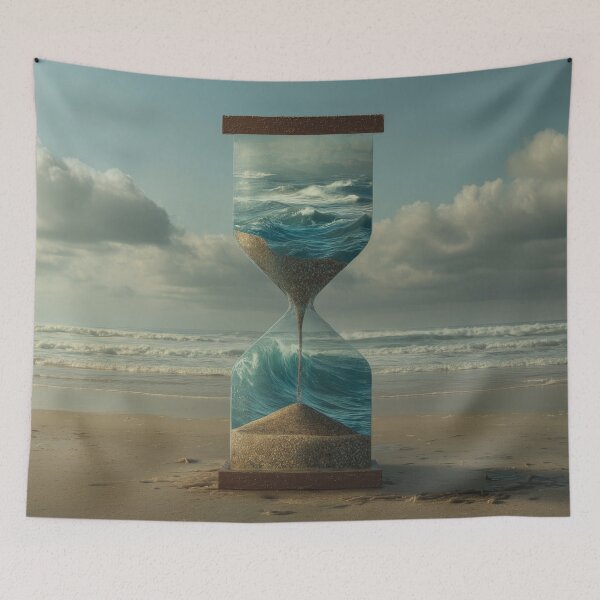 Item preview, Hourglass Filling With the Ocean designed and sold by Rtymer.