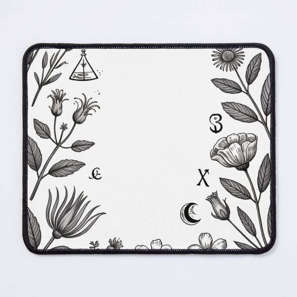 Item preview, Occult Botanica, Vintage Alchemical Herbs Print, Dark Academia Decor designed and sold by LatentGoods.