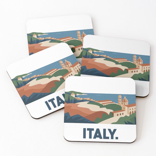 Item preview, Italy Vintage Travel, Retro 1930s Art Deco Print, Home Decor Gift designed and sold by LatentGoods.