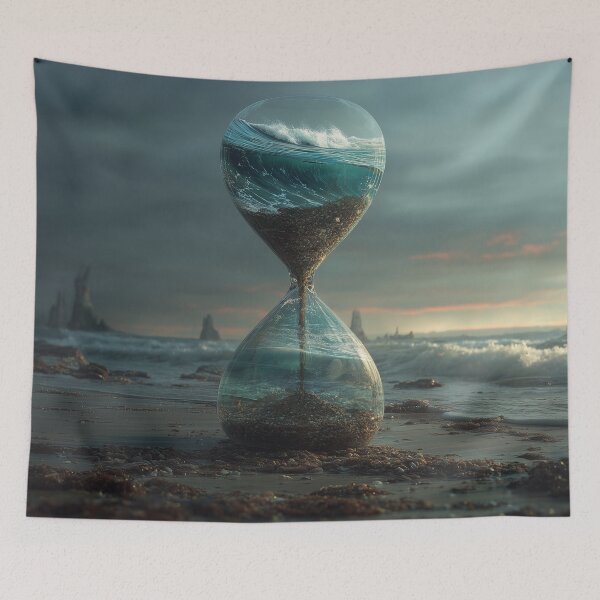 Item preview, Hourglass Filling With the Ocean designed and sold by Rtymer.