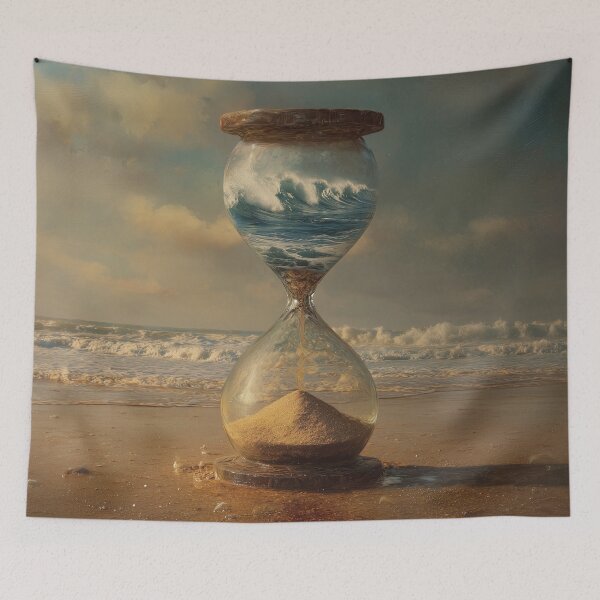 Item preview, Hourglass Filling With the Ocean designed and sold by Rtymer.