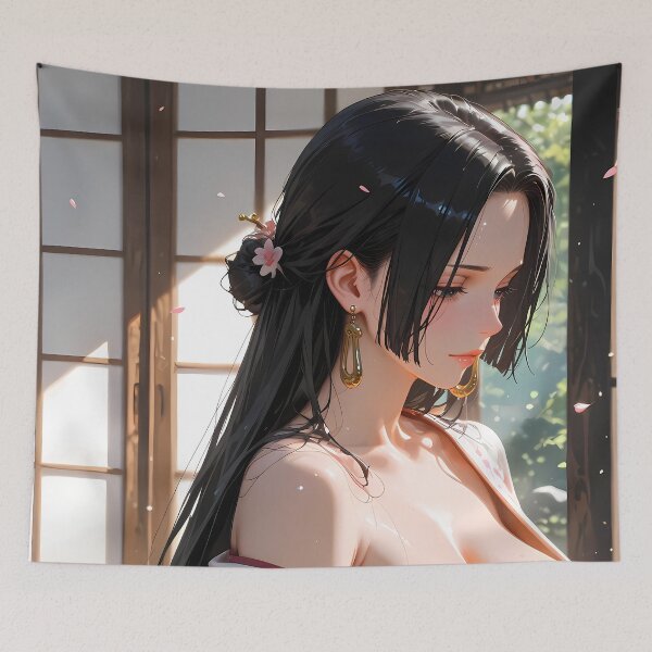 Item preview, Boa Hancock One Piece Sakura Kimono Royal Window Glow designed and sold by justnickthings.
