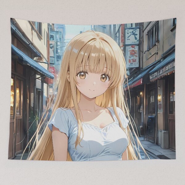 Item preview, Mahiru Shiina Angel Next Door Summer Street Smile designed and sold by justnickthings.