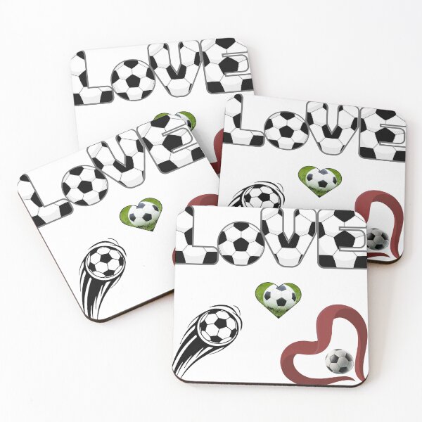 Item preview, Love Soccer Football Heart Graphic sticker Pack for Players and football soccer fan designed and sold by Art IN Pack.