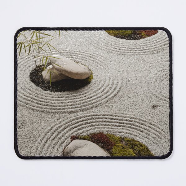 Item preview, Zen Garden Stone, Minimalist Japanese Art Print designed and sold by LatentGoods.
