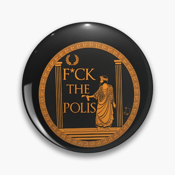 Item preview, Cynical Greek History Graffiti designed and sold by DoodleVerseDark.
