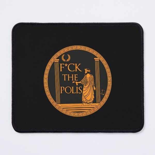 Item preview, Cynical Greek History Graffiti designed and sold by DoodleVerseDark.