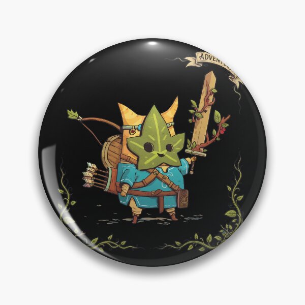 Item preview, Chibi Leaf Mask Swordsman Adventure designed and sold by DoodleVerseDark.