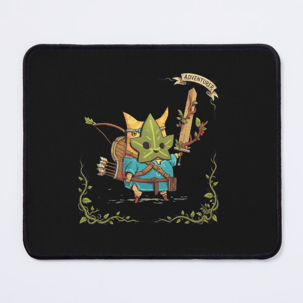 Item preview, Chibi Leaf Mask Swordsman Adventure designed and sold by DoodleVerseDark.