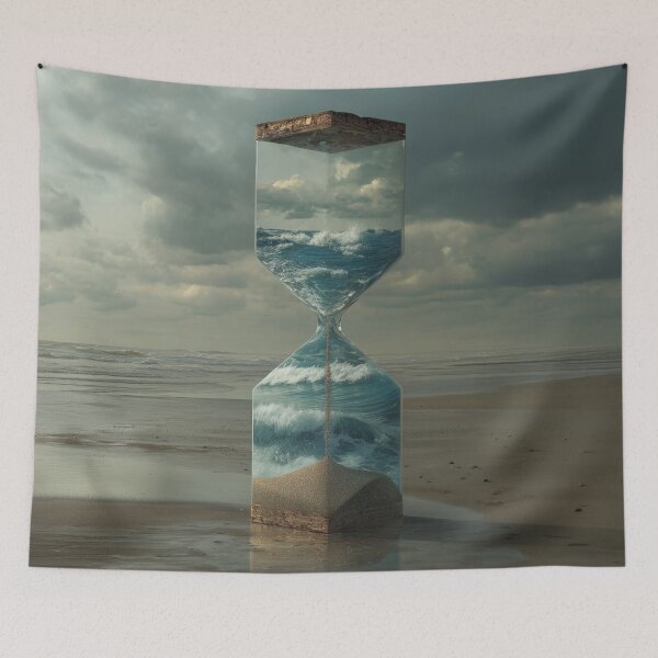 Item preview, Hourglass Filling With the Ocean designed and sold by Rtymer.