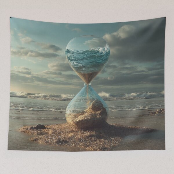 Item preview, Hourglass Filling With the Ocean designed and sold by Rtymer.