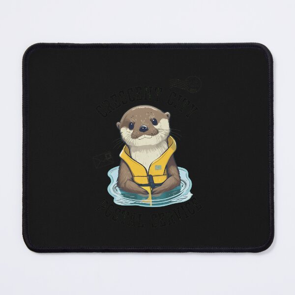 Item preview, Cute Otter Postal Service Life Vest Animal designed and sold by DoodleVerseDark.
